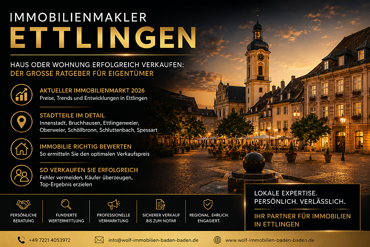 Foto Wer heute eine Immobilie in Ettlingen verkaufen möchte, stellt schnell fest, dass sich der Markt in den vergangenen Jahren deutlich verändert hat. Während sich Häuser und Wohnungen noch vor einigen Jahren oft innerhalb weniger Tage verkaufen ließen und Kaufinteressenten teilweise bereit waren, deutlich über dem Angebotspreis zu bieten, präsentiert sich der Markt heute wesentlich differenzierter. Käufer vergleichen genauer, Banken prüfen Finanzierungen strenger und auch die Erwartungen an Zustand, Energieeffizienz und Preisgestaltung sind erheblich gestiegen. Foto Wer heute eine Immobilie in Ettlingen verkaufen möchte, stellt schnell fest, dass sich der Markt in den vergangenen Jahren deutlich verändert hat. Während sich Häuser und Wohnungen noch vor einigen Jahren oft innerhalb weniger Tage verkaufen ließen und Kaufinteressenten teilweise bereit waren, deutlich über dem Angebotspreis zu bieten, präsentiert sich der Markt heute wesentlich differenzierter. Käufer vergleichen genauer, Banken prüfen Finanzierungen strenger und auch die Erwartungen an Zustand, Energieeffizienz und Preisgestaltung sind erheblich gestiegen.